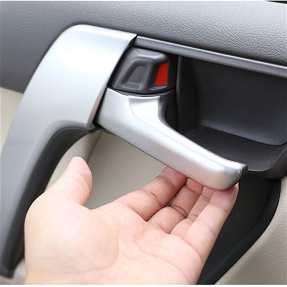 4Pcs Interior Door Handle Cover For Toyota Land Cruiser 150 Prado FJ150 2010-2018