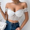 Women's Lace Embroideries Tank Top Perspective Camisole