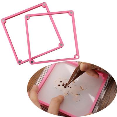 1 Pz Strumento per la Cottura in Cucina Stampo da Stampa Stampo per Torta Telaio Fisso Spray per Fudge Biscotti Accessori per Stampo