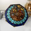 Musicians Legacy Pattern Umbrella, Portable and Foldable Design, 8 Ribs, a Casual Accessory for Halloween, Christmas, and Birthday Gifts.