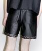 Ogi Faux Leather Shorts