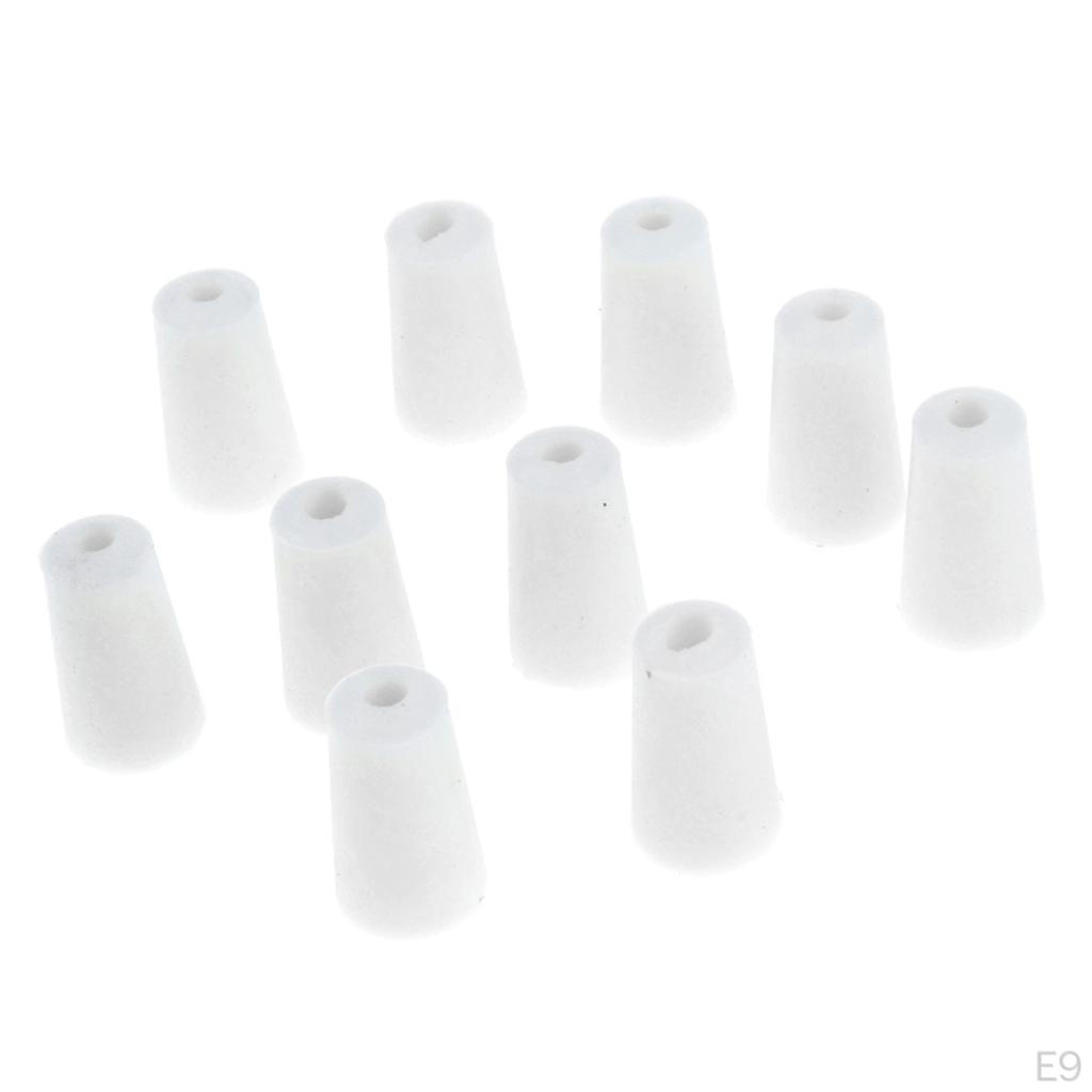 10 Pieces Rubber Stoppers Bungs Seal Tapered