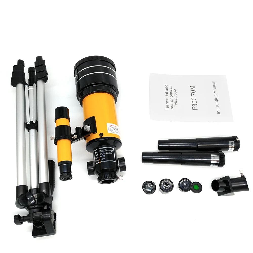 Astronomical Telescope 15x-150x High Magnification Refractor Fmc Observation For Sky Watcher