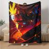 1pc Uzumaki Naruto Blanket Soft Warm Bedding Throw for Room Decor, Living Room, Travel .D104
