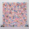 Uflower Red Rose luxury 5D Flower Wall Cloth Fabric Wedding Backdrop Decor Artificial Flower Arrangement Marriage Event Props