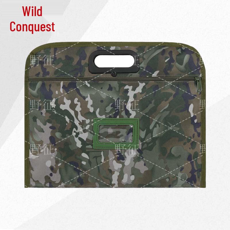 Camouflage Handheld File Bag