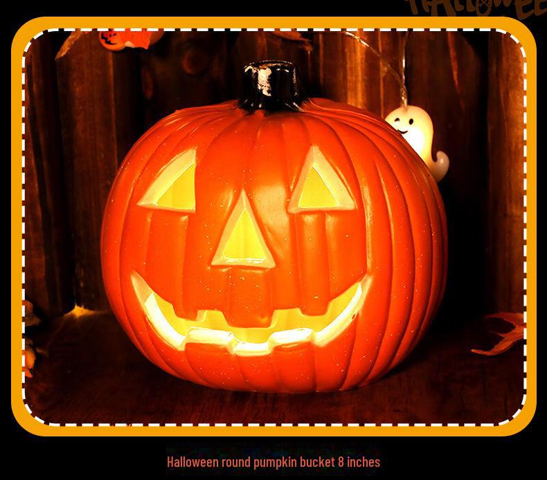 Lanterne citrouille à LED pour décoration d'Halloween, idéale pour les fêtes et événements