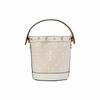 Tory Burch T Logo Embossed Drawstring Closure Hardware Buckle Stitching Leather Bucket Bag Mini Women bags Light-Pink 152431-650