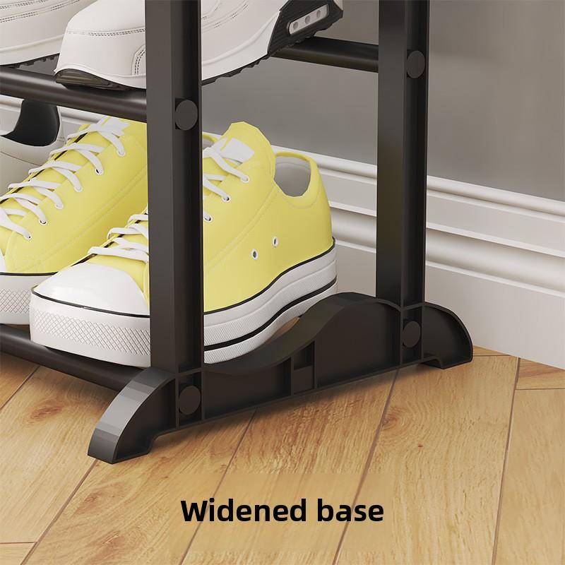 Multilayer Wavy Shoe Rack Home/Dorm - Space Saving Detachable Shoe Organizer for Entryway Holds 8-15 Pairs, Sturdy & Lightweight