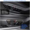 Fit for Toyota Supra GR A90 A91 MK5 2018-2022 Seat Adjustment Button Panel Cover Trim, Car Seat Adjustment Switch Panel decor Frame, 2PCS, Carbon
