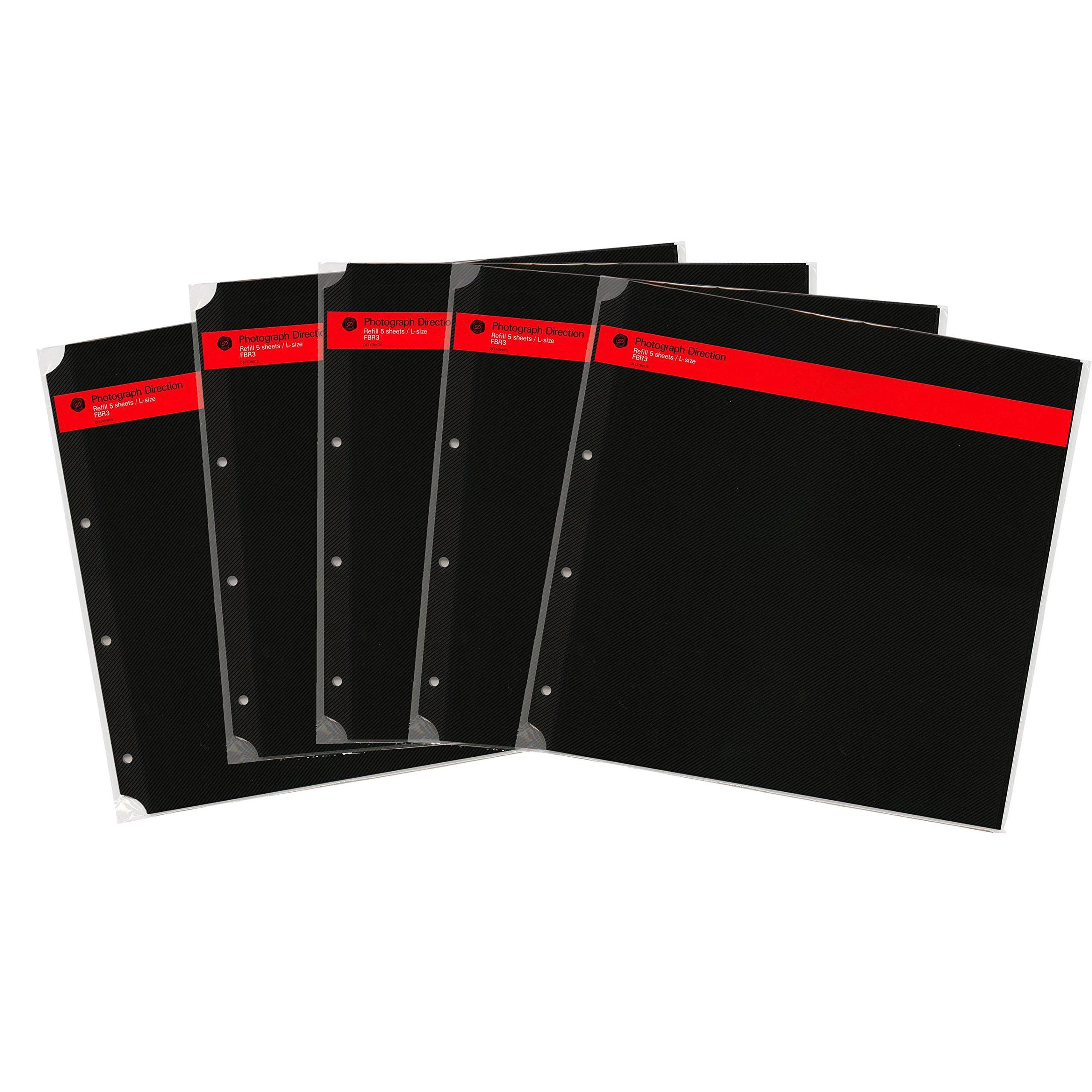 

[Набор из 5 штук] Клейкое крепление для альбома (большой) [Черный] FBR3 BK-5шт