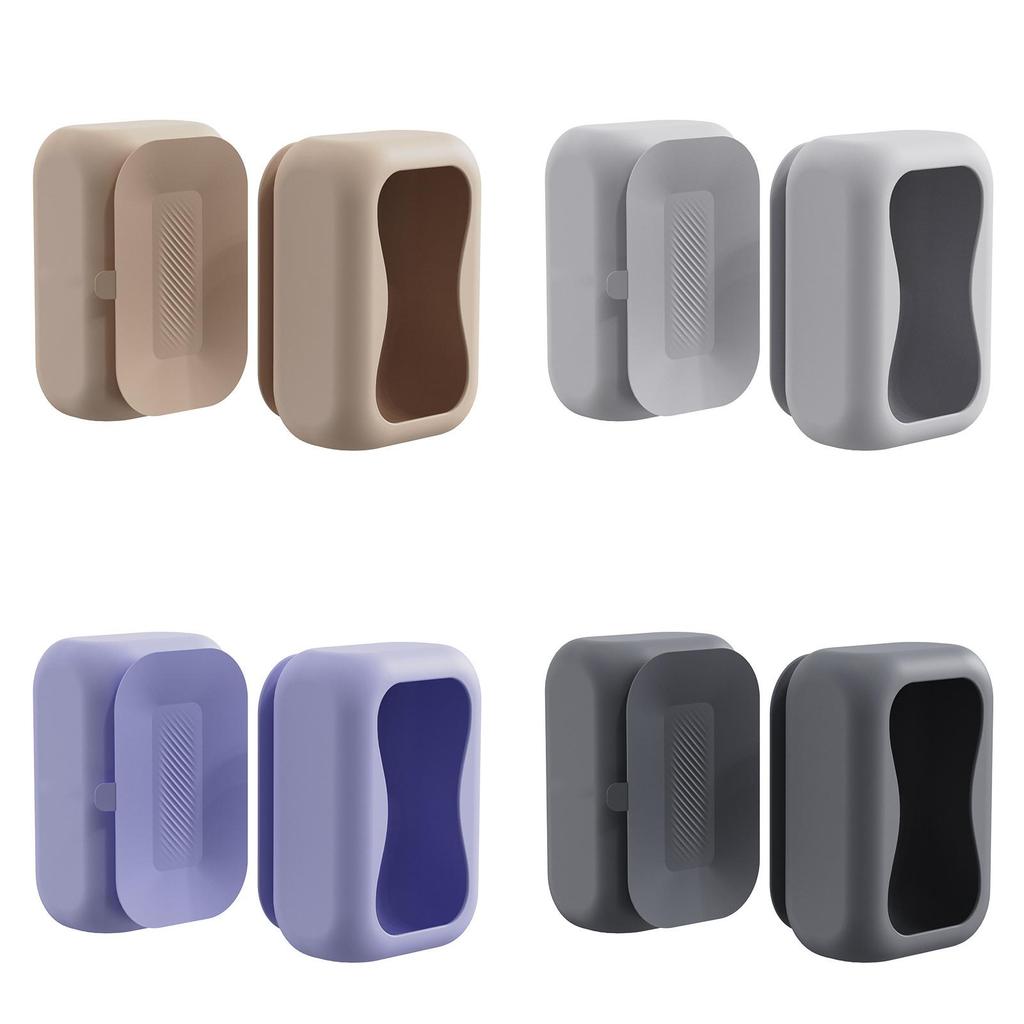 Multifunction Silicone Tissue Box Wall Mount Removable For Bathroom Kitchen