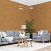 Brown Dotted Organic Shapes Wallpaper 22.83"X118" Waterproof Wallpaper for Living Room/Bedroom/Bathroom PVC Wall Sticker