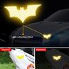 3Pcs/ Set Bat Car Reflective Sticker Electric Vehicle Warning Stickers Safely Night Helmet Decorative Decals Accessoire Voiture