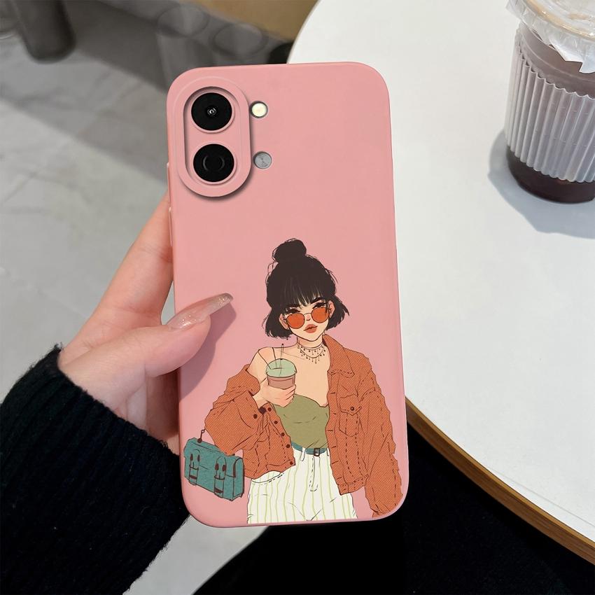 For Tecno Spark Go 3 2 1S 40 30 40C Pova 7 Ultra Pro Neo Case Sweet Girls Back Cover Soft Liquid Silicone Shockproof Phone Bags For Tecno Shell Bumper