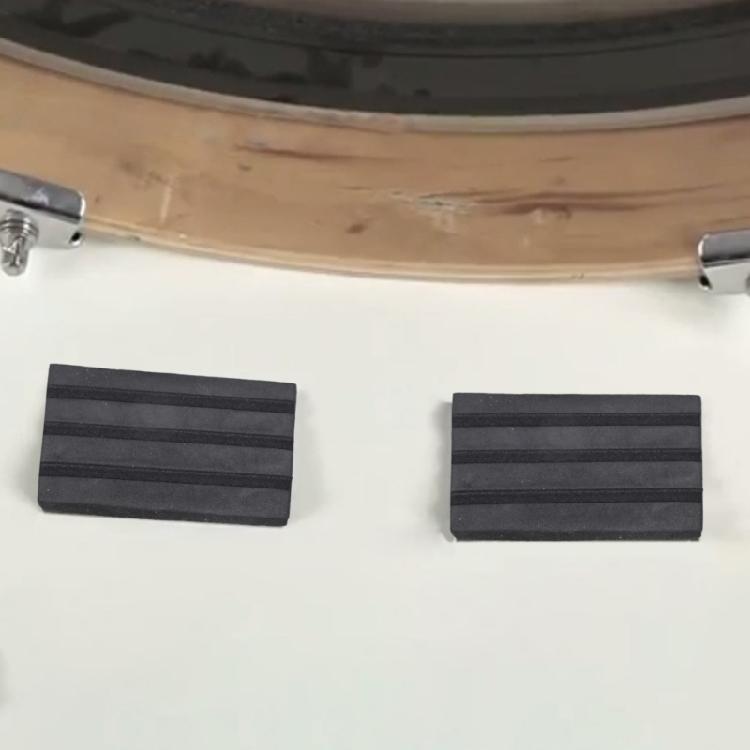 2Pcs Bass Drum Hoop Guard Pads Rubber Hoop Protector Insert Kick Drum Pedal Pad Nonslip Rubber Pad Drum Pedal Guards