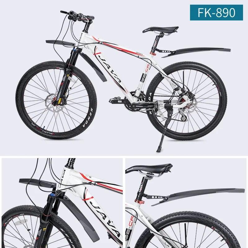 Bicycle Fender Mountain Road Bike Mudguard Set Front Rear MTB Mud Guard Wings For Bicycle Accessories MTB Bike Fender
