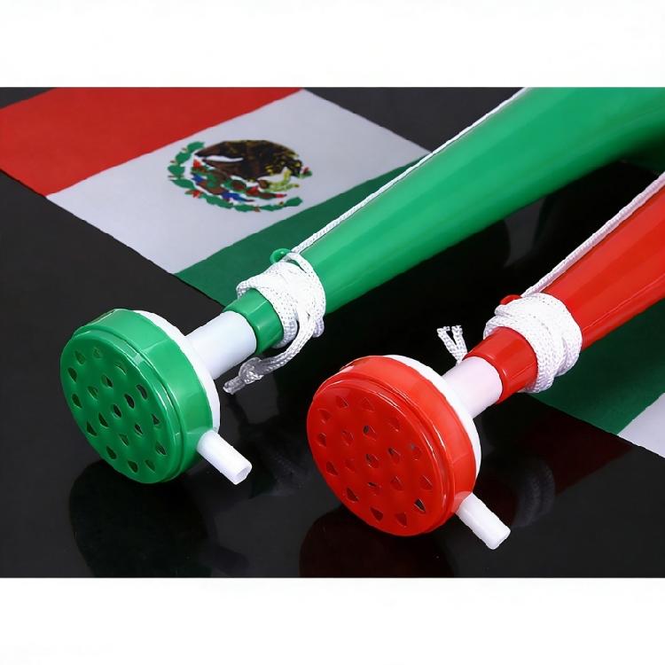 4Pcs/pack Festive Cheering Horns Soccer Event Flag Exciting Addition Toy for Sports Or Birthday Party Sports Game