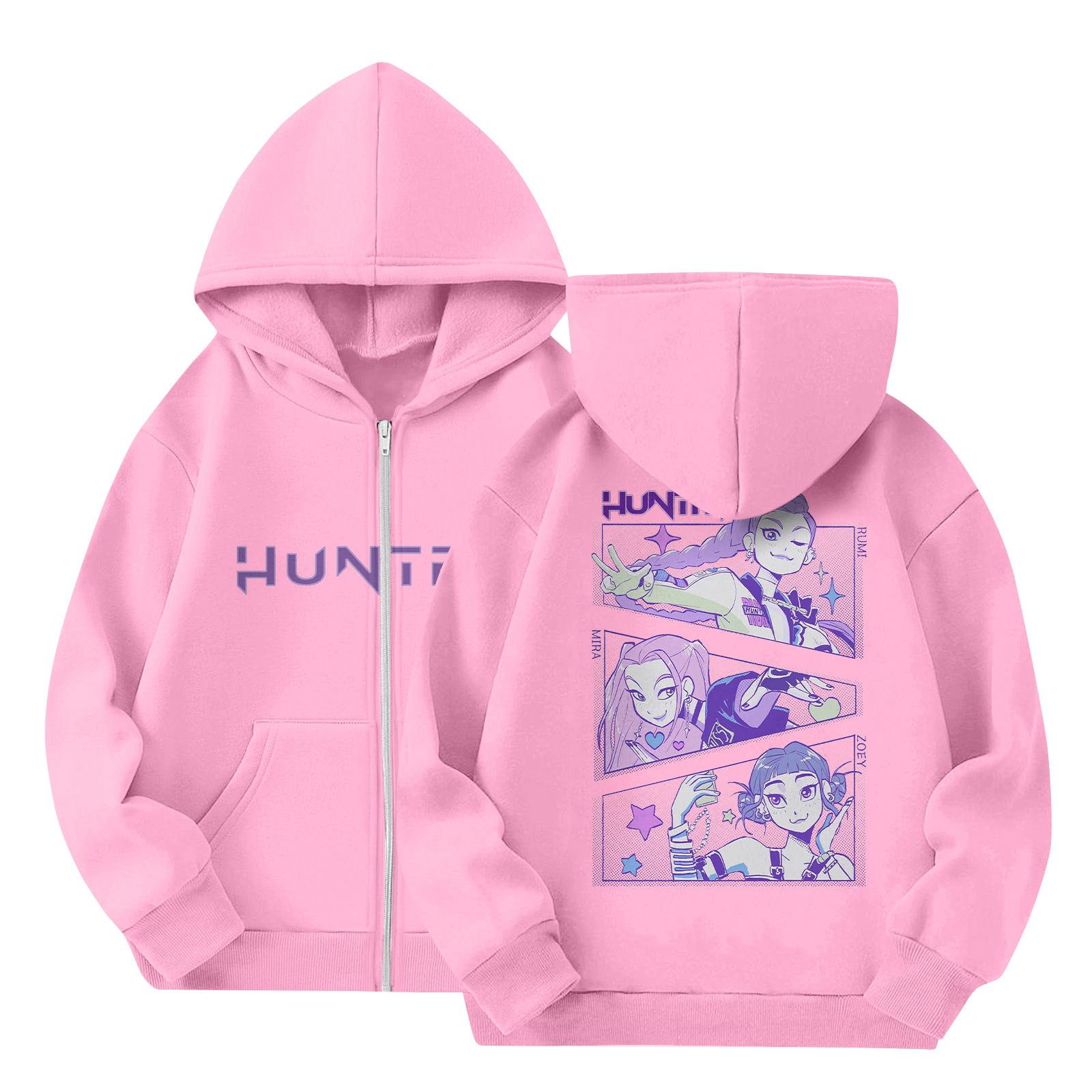 

Милые толстовки для подростков, модные толстовки преппи с капюшоном, оверсайз рубашки с длинным рукавом, одежда для детей 110 розовый