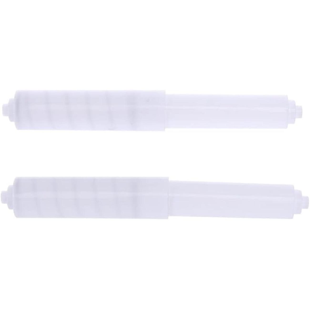 

Держатель для туалетной бумаги, 10 штук Ролик для держателя туалетной бумаги Сменный стержень Пластиковый подпружиненный 10 Pieces белый