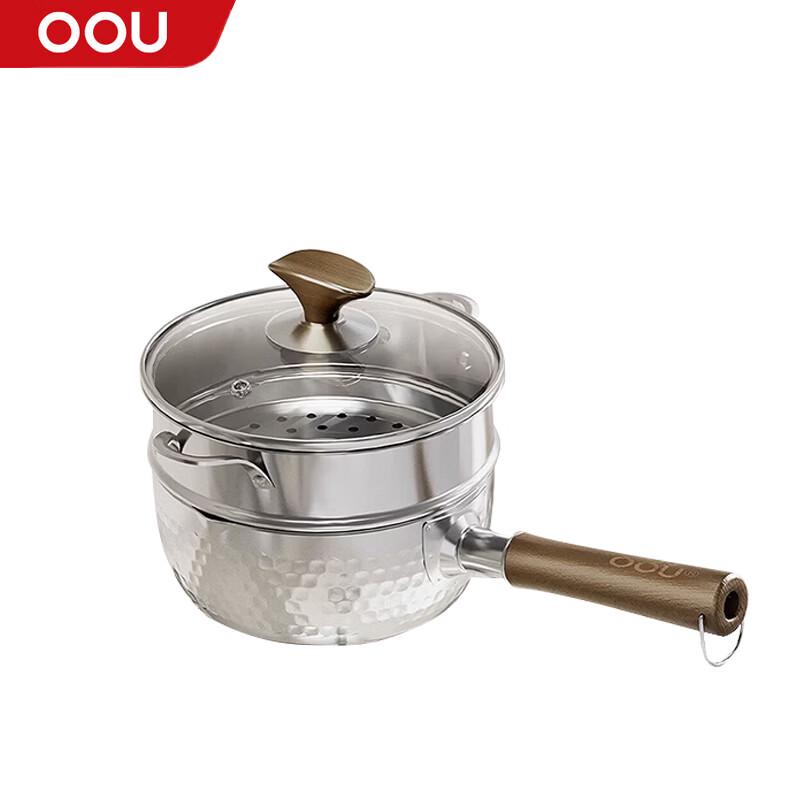 OOU 18 см 3-слойная кастрюля Юкихира из нержавеющей стали