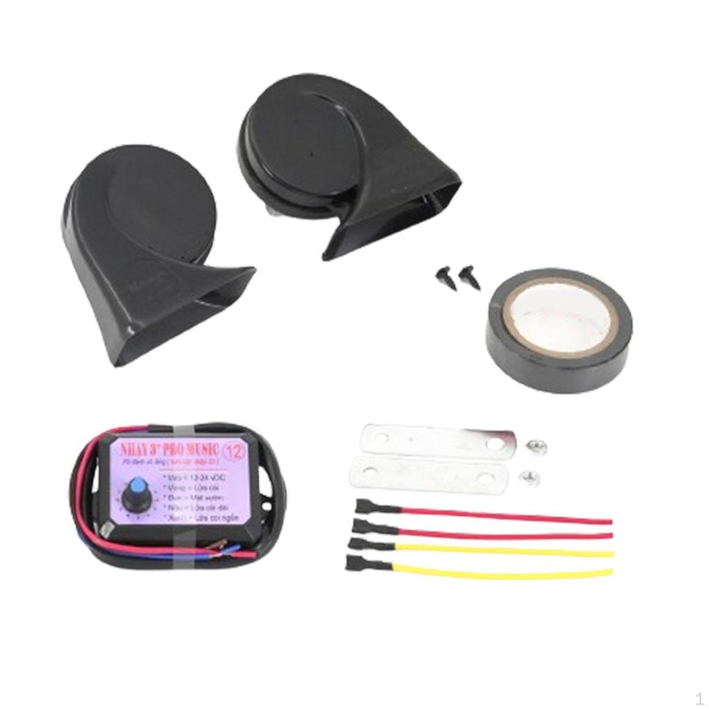 Car Air Horn Controller Set Speaker Sound Control Unit Vehicles Accessories Box for