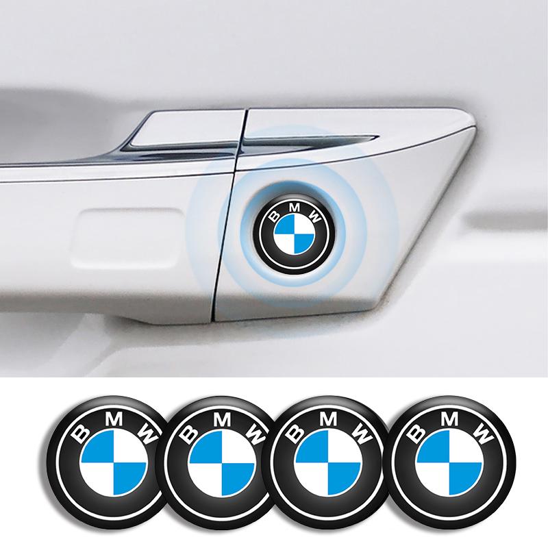 4pcs For BMW X1 X2 X3 X5 X4 X6 X7 G30 G20 G32 G11 G12 F40 F30 F20 F10 F34 Car Door Lock Keyhole Stickers Anti-blocking Decals