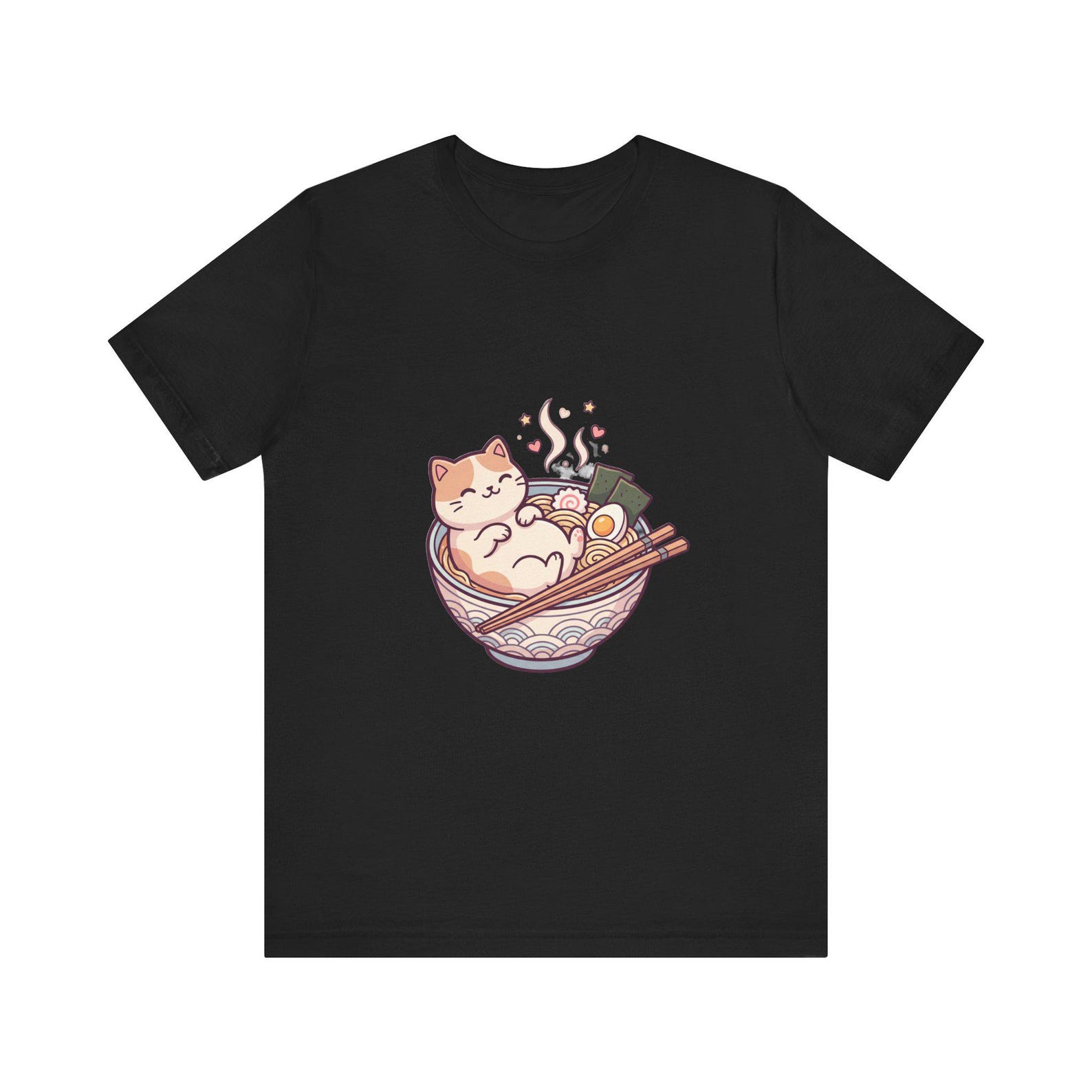 Ramen CaT shirt – Japanese Noodles Anime Tee XL