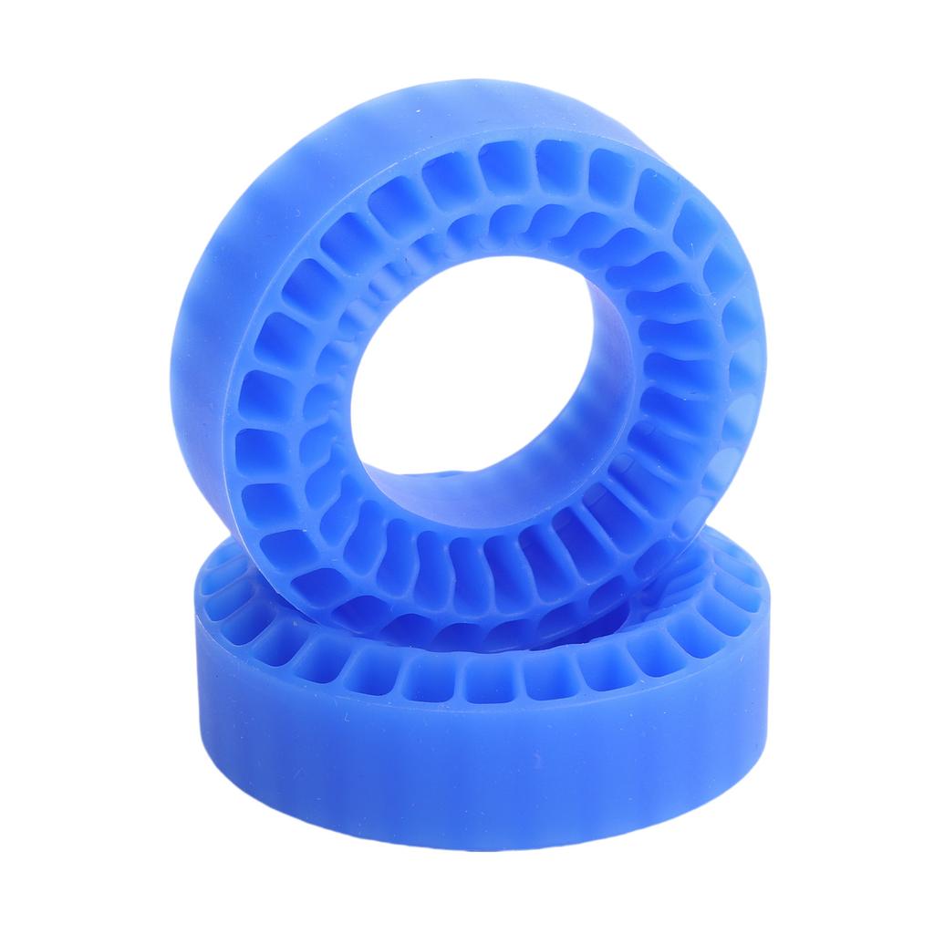 2pcs Water Proof Silicone Tire Inserts for 1.0in Tires RC Tire Inserts Dual Layer Hollow Structure 55x20mm