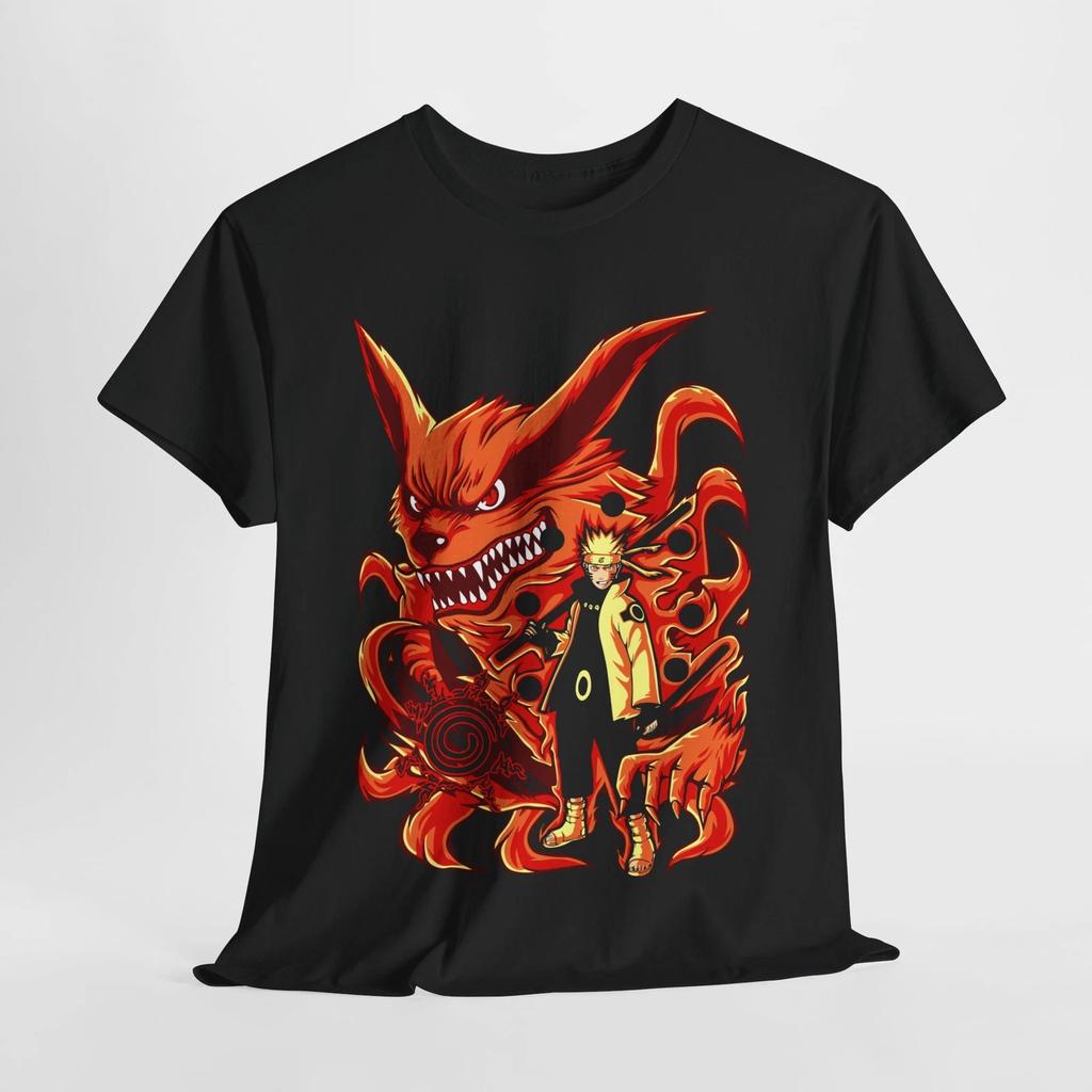 Naruto Uzumaki Print Unisexs and Womens Cotton Tshirts 2026 Summer Cartoon Pattern Loose Casual Shortsleeved Top