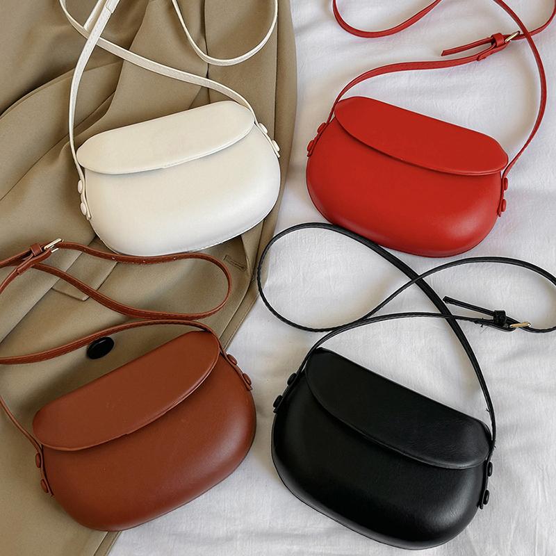 Bag Leather Women Crossbody Bag Fashion Luxury Purse Sling Bags Shoulder Bag Candy Color Girl Messenger Bags