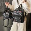 Cute Embroidered Kitty Cat Large Capacity Backpack Girls New Korean Popular Foreign Style Age-reducing Backpack