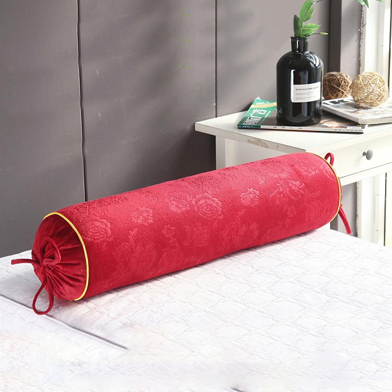 Față de pernă rotundă 60 cm Salon de frumusețe Pat Canapea Canapea Scaun Față de pernă Picior Spătar Gât Husă de pernă Fără umpluturi