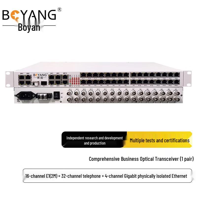 BOYANG Integrated Multi-Service Fiber Optic Transceiver