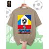 FIFA World Cup Men's Printed Short-sleeved T-shirt, a Fashionable and Trendy Summer Top, Comfortable and Well-fitting