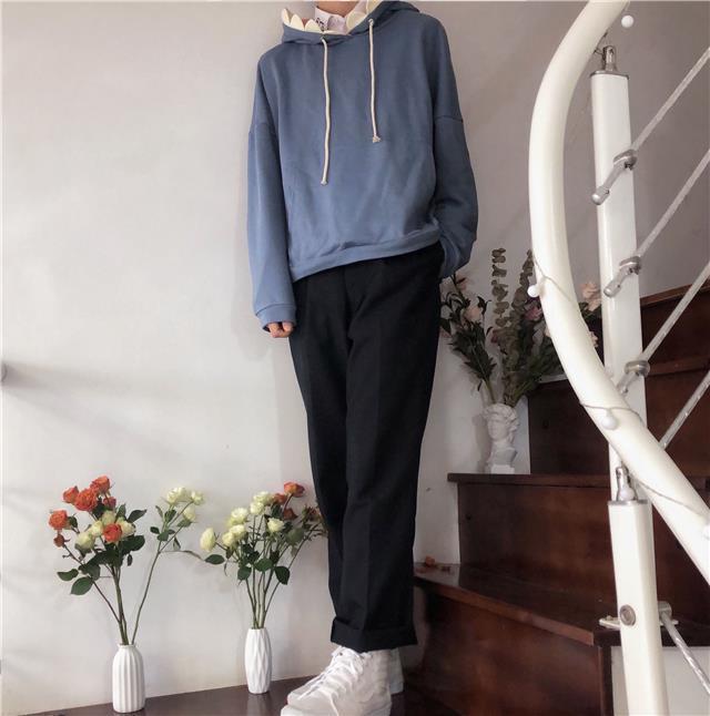 2022 Cute Japanese Soft Girl Shark Hat Fleece Sweatshirt - Funny, Loose, Winter Student Top