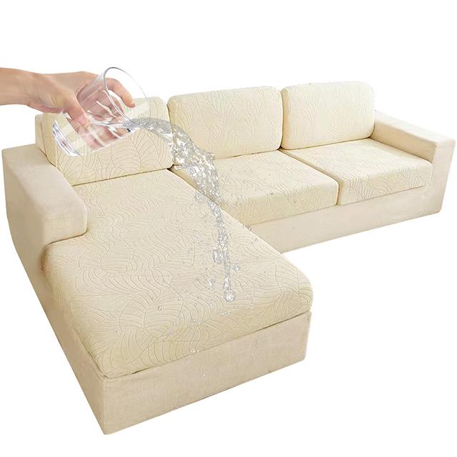 Waterproof Sofa Seat Cushion Cushion Cover Sets For Family Rm Area Protector Couch Chaise Longue Jacquard Sofa Slipcover Armchair Seat Cover