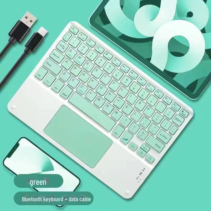 Universal 10-Inch Bluetooth Keyboard & Mouse Set for iPad, iPhone, Android & Tablets