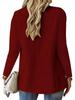2024 Damen Herbst Langarm Mehrfarbig Cardigan Blazer Jacke