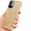 GLITTER CASE XIAOMI REDMI NOTE 10 5G Gold + 9H GLASS