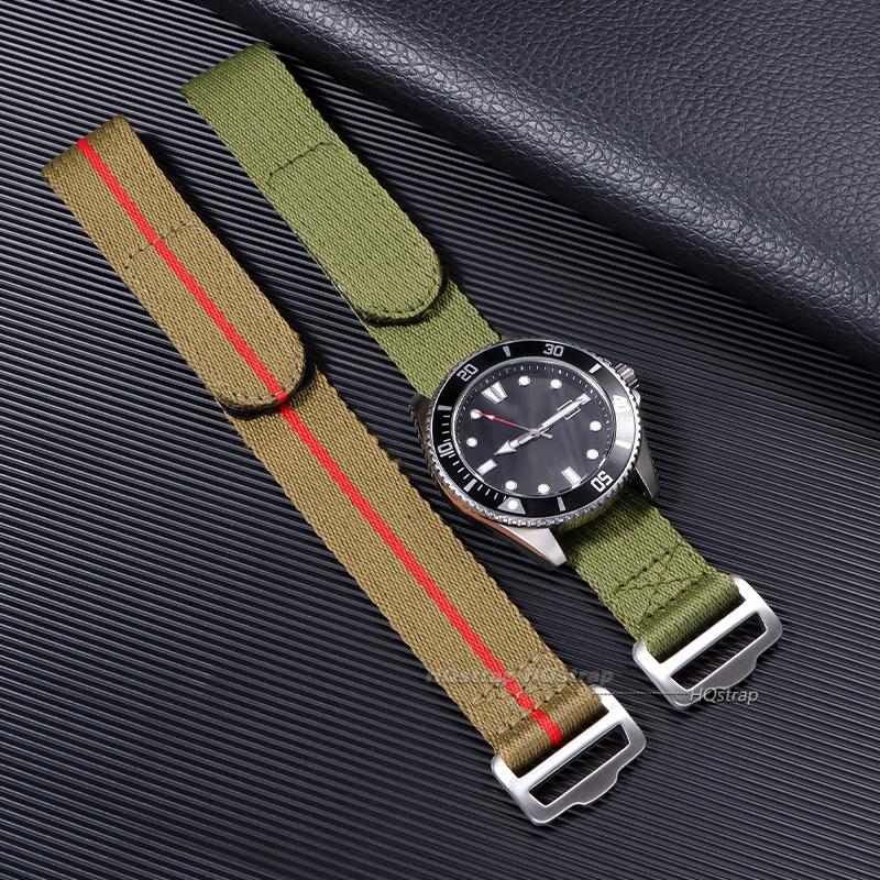 Nylon Watch Strap 20mm 22mm Sports Fabric Wristband Belt Canvas Bracelet for Seiko Universal Replacement Sport Watch Bands