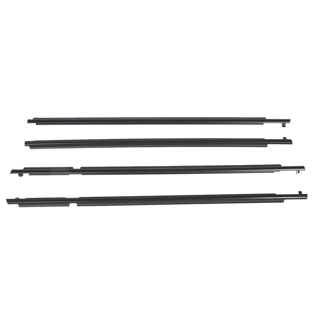 4Pcs Window Seal Weatherstrip 75720 42030 Black Waterproof Sturdy Window Weatherstrip Belt Kit For RAV4