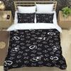 BADBADTZ-MARU 3-piece cartoon bedding set, exquisite adult and children's bedding set, suitable for double and single beds, larg