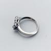 Adjustable Open Ring Women Men Sterling Koi Fish Design Vintage Geometric Finger