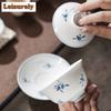 Gaiwan de orquídea mariposa pura pintada a mano de 160 ml, hecha a mano, tres talentos, sopera, tetera, cuenco con tapa, artículos de té artesanales para el tiempo libre.
