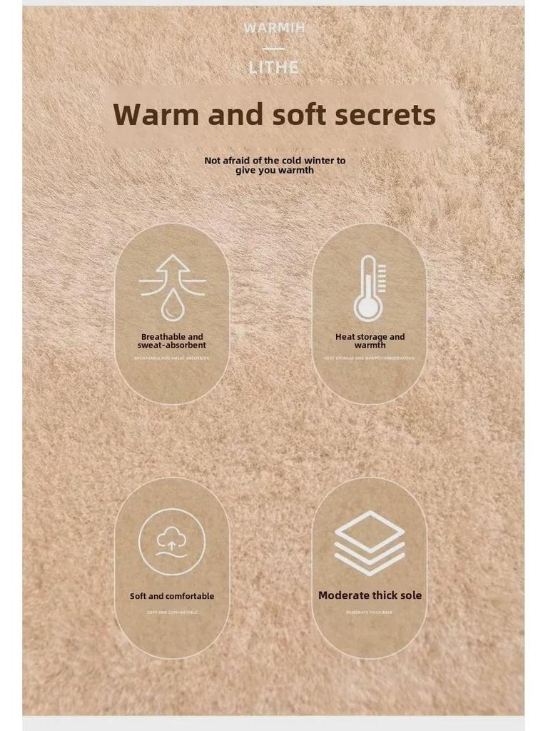 Unisex Fur Snow Boots: Warm, Thick-Soled, Cold-Proof & Waterproof