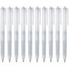 PILOT Juice Plus (Juice+) Gel Ink Ballpoint Pen 0.4mm Coconut Fizz Retractable Black Ink Pack of 10 for Students School Office Stationery