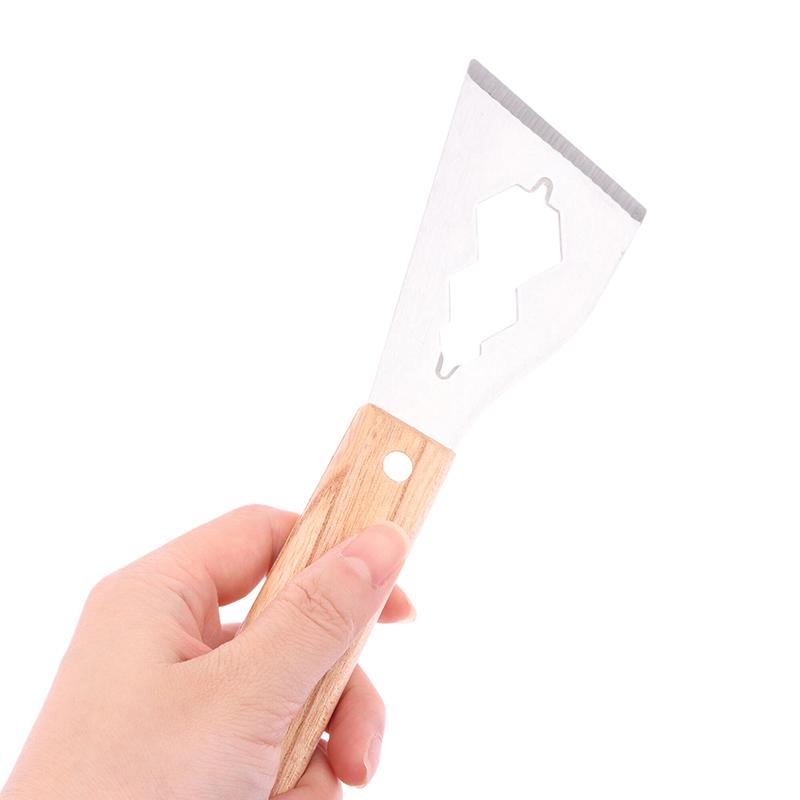 Dust Scraper Putty Knife Wall Covering Tool Decoration Multifunctional Shovel Putty Knife With Wooden Handle
