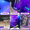 365/395nm UV Flashlight Blacklight Zoomable Torch Lamps USB Charging Ultraviolet Flashlights Pet Urine Detector Hunting UV Light