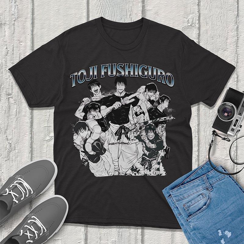Spell Return To War T-Shirt Anime Second Dimension Japanese Trend Five Knotts Yuren Printing Men's and Women's Short Sleeves